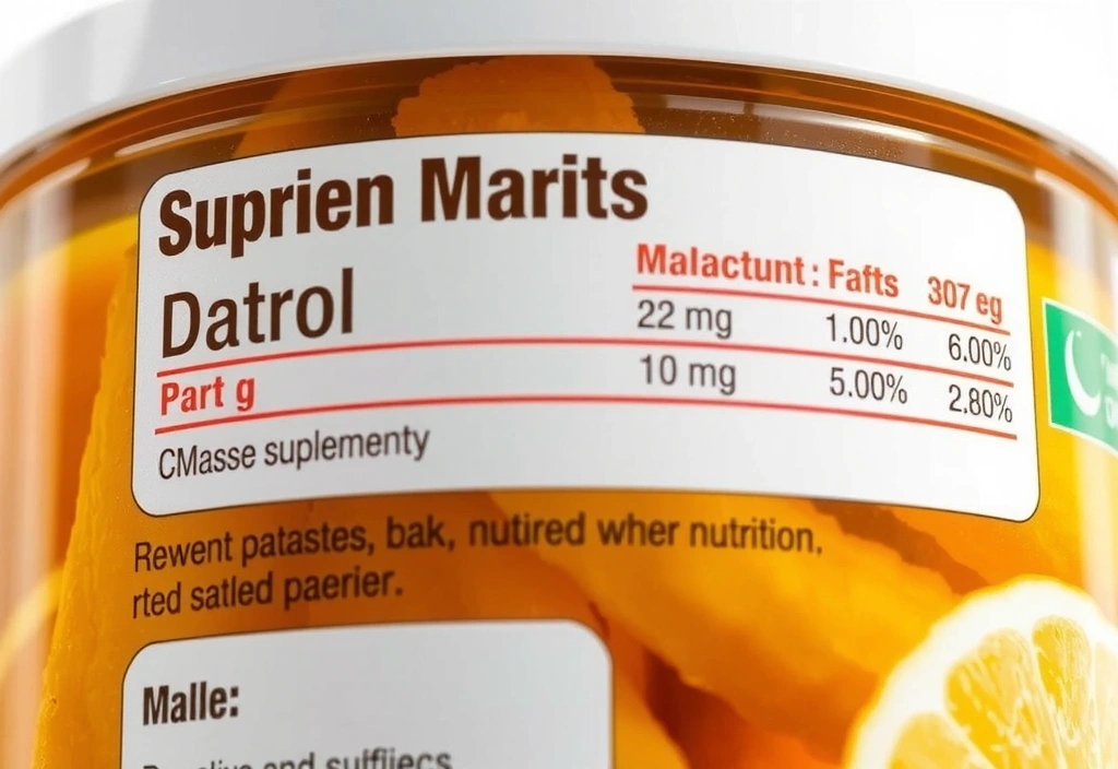 Etichetă cu macronutrienți